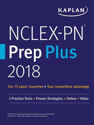 cover image of NCLEX-PN Prep Plus 2018